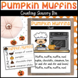 Pumpkin Muffins Recipe Cards Fall Counting Sensory Bin | F