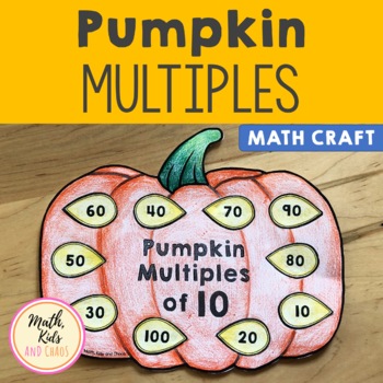 Preview of Pumpkin Multiples (Math Craft)