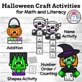 Pumpkin, Mummy, Frankenstein, Witch - Halloween Craft Acti
