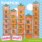 Pumpkin Name Craft