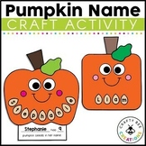 Pumpkin Name Craft | Spookley the Square Pumpkin Activity 