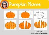 Pumpkin Name  (editable)