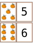 Pumpkin Number Match Cards 1-20