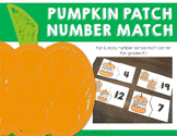 Pumpkin Number Match with Tens Frames