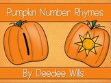 Pumpkin Number Rhymes-FREE