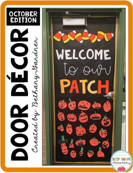Preview of Pumpkin/October Door Decor