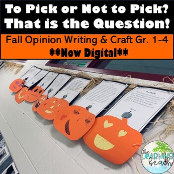 Preview of Pumpkin Opinion/Persuasive Creative Writing & Craft