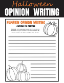 Pumpkin Opinion Writing