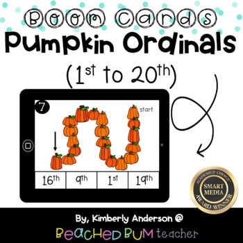 Preview of Pumpkin Ordinals: BOOM Cards (1st - 20th)