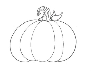 Preview of Pumpkin Outline