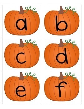 Pumpkin Patch Alphabet Activities {Letter Identification, Sequencing ...