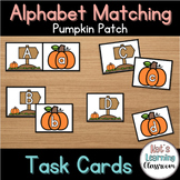 Pumpkin Patch Alphabet Matching Task Cards