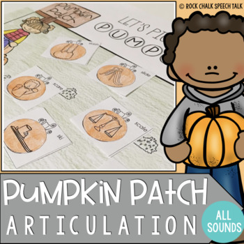Preview of Pumpkin Patch Articulation No Prep Craft Activity