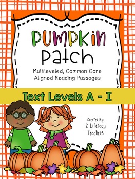 Preview of Pumpkin Patch: CCSS Aligned Leveled Reading Passages and Activities