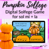 Pumpkin Patch Digital Solfege Game for Sol Mi + La on Goog