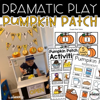 Preview of Pumpkin Patch Dramatic Play Preschool Kindergarten Homeschool