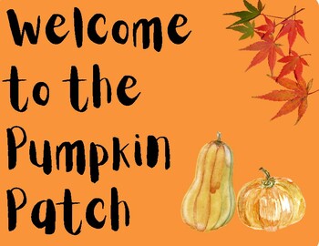 Pumpkin Patch Dramatic Play Printables by BusyBeeLearning TPT