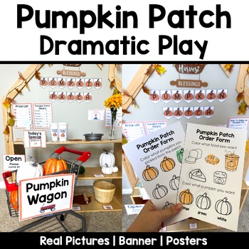 Preview of Pumpkin Patch Dramatic Play | Real Pictures