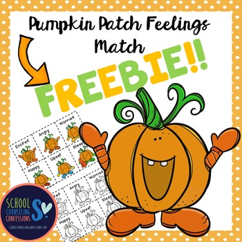 Preview of Pumpkin Feelings Match- FREE!!!