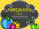 Pumpkin Patch Match: Fall Vocabulary Matching Game