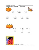 Pumpkin Patch Math