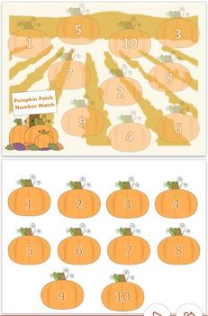 Preview of Pumpkin Patch Number Match