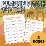 Pumpkin Patch Numbers 1-9 Addition