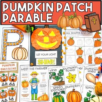 Preview of Pumpkin Patch Parable | Bible Activities for Halloween