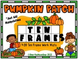 Pumpkin Patch | Ten Frame Work Mats | Hands-On Math Center