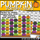 Preschool Pumpkin Activities - Math AB Pattern Mats - Autu