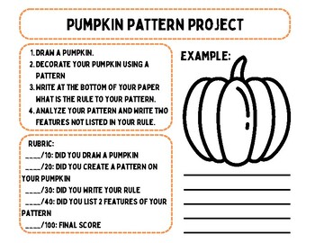 Preview of Pumpkin Pattern Project