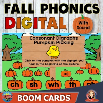 Preview of Digital Fall Phonics Activities