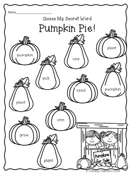Pumpkin Pie! CCSS Aligned Leveled Reading Passages and Activities