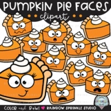 Pumpkin Pie Faces Clipart