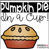 Pumpkin Pie in a Cup