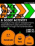 Pumpkin Place Value Scoot