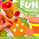 Pumpkin Playdough Mats for Fine Motor Fun