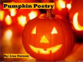 Preview of Pumpkin Poetry Flipchart