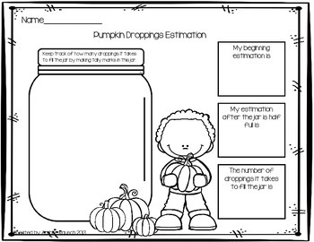 Pumpkin Math Activites and Printables by First Grade Diva Creations