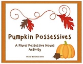 Fall Activities: Pumpkin Possessives Plural Possessive Nouns