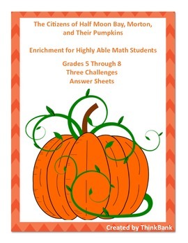 Preview of Pumpkin Problem Solving Grades 5-8 Triangular Numbers
