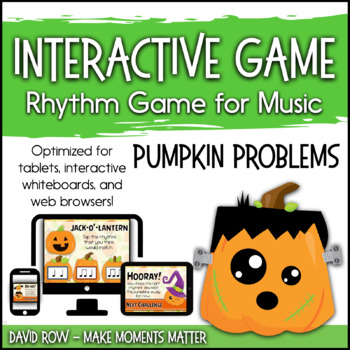 Preview of Interactive Rhythm Game - Pumpkin Problems Halloween-themed Rhythm Game
