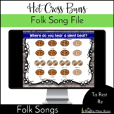 Hot Cross Buns - Ta Rest Solfege Re - Kodaly Method Folk S