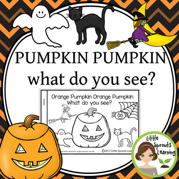 Preview of Pumpkin Pumpkin What do you see? Emergent Reader