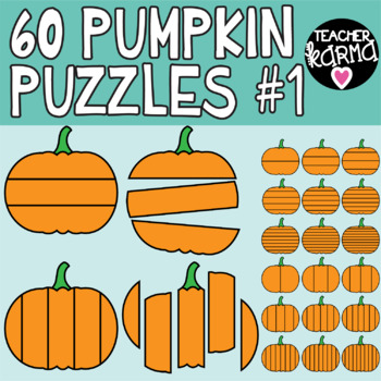 Pumpkin Puzzle Templates BUNDLE by Teacher Karma TpT