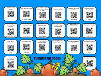 Preview of Pumpkin QR Codes