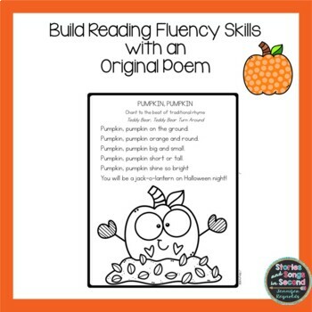 Pumpkin Reading and Rhyming Activities - FREEBIE by Stories and Songs ...