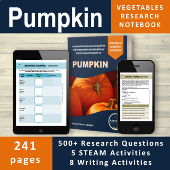 Preview of Pumpkin Research Project | Unit Study