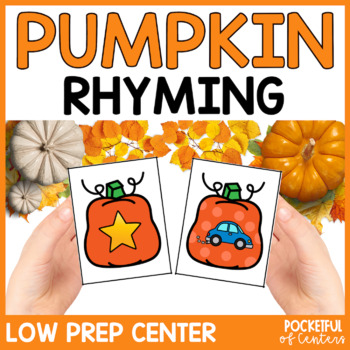 Preview of Pumpkin Rhyming Game