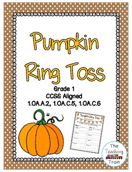 Preview of Pumpkin Ring Toss 1st Grade